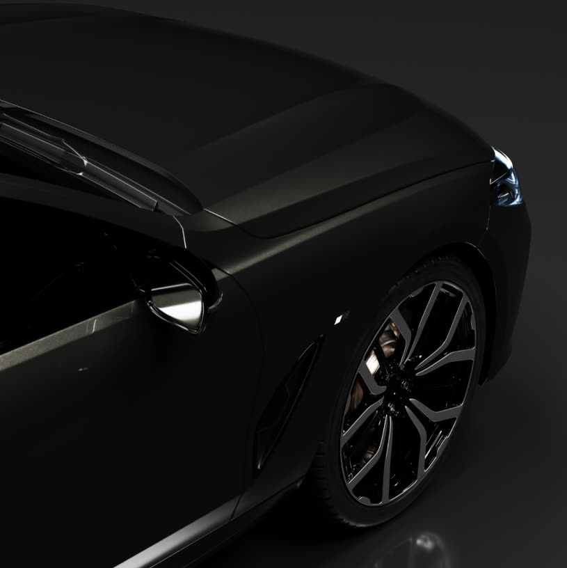 VisionEXP 3D car configurator render